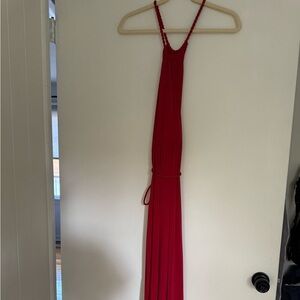 Armani Exchange Red Halter Dress w/ Tassel (Red) Small Petit